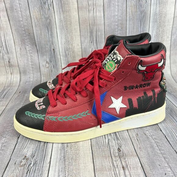 Converse Pro Leather Chinatown Market NBA Chicago Bulls Size 10 US 171241C - Picture 4 of 10
